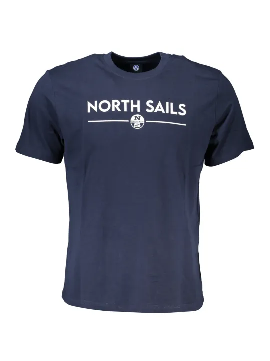 "North Sails T-Shirts im Sale | North Sails Blau T-Shirt Kurzarm Segelstil online kaufen"|Planet-Deluxe