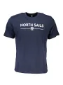 "North Sails T-Shirts im Sale | North Sails Blau T-Shirt Kurzarm Segelstil online kaufen"|Planet-Deluxe