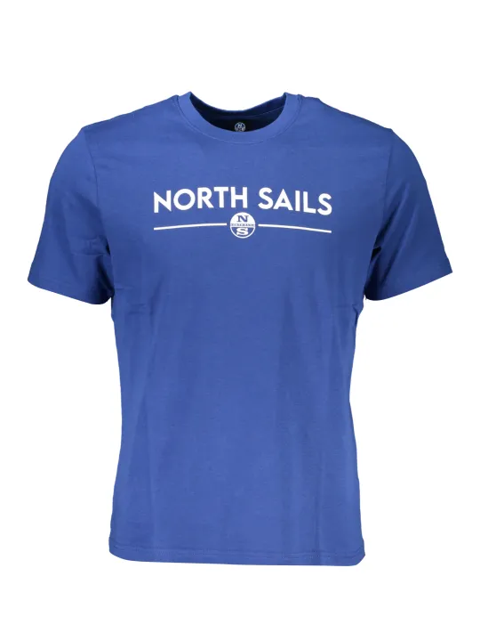 "North Sails T-Shirts im Sale | North Sails Blau T-Shirt Kurzarmlig Komfort Stil online kaufen"|Planet-Deluxe