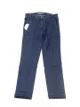 Blaue Jeans mit geradem Schnitt