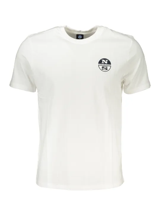"North Sails T-Shirts im Sale | Weißes North Sails T-Shirt Casual Komfort online kaufen"|Planet-Deluxe