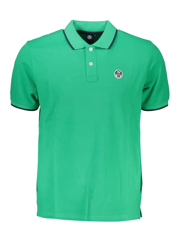 "North Sails Poloshirts im Sale | "North Sails Grünes Polo mit Kontrastdetails" online kaufen"|Planet-Deluxe