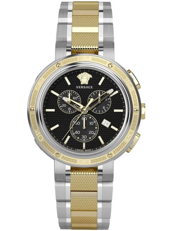 Versace Grau Herren Edelstahl Uhr Versace Grau Herren Edelstahl Uhr