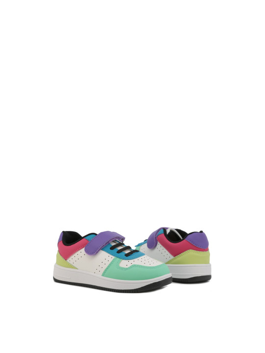 Weiße, bunte Shone Sneakers Ansicht
