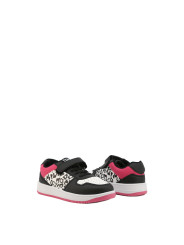 Leoparden-Sneakers in Rosa und Schwarz