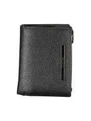 "Calvin Klein Brieftaschen im Sale | Calvin Klein Leder-Geldbörse Schwarz Minimalistisch online kaufen"|Planet-Deluxe