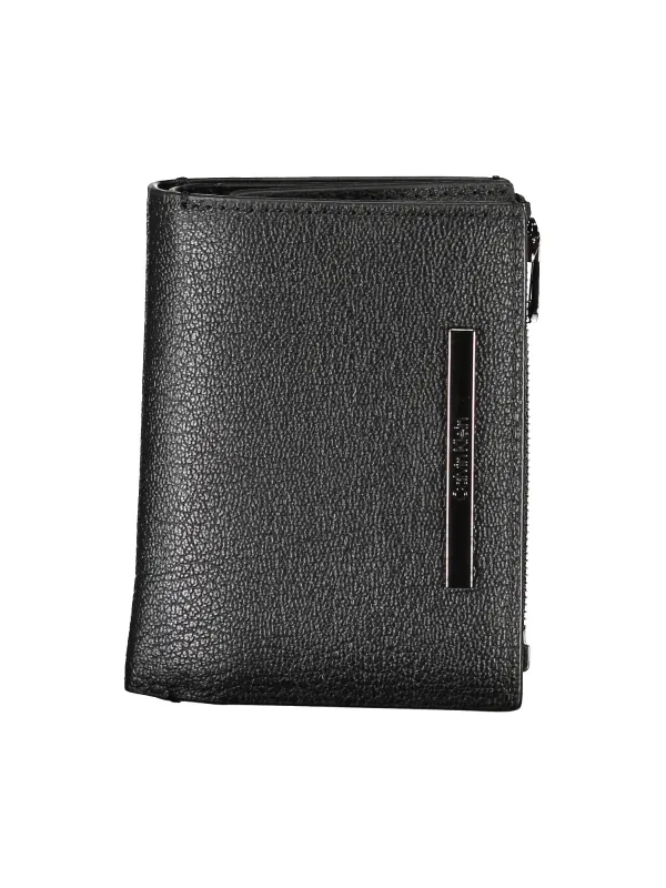 "Calvin Klein Brieftaschen im Sale | Calvin Klein Leder-Geldbörse Schwarz Minimalistisch online kaufen"|Planet-Deluxe
