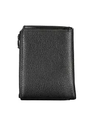 "Calvin Klein Brieftaschen im Sale | Calvin Klein Leder-Geldbörse Schwarz Minimalistisch online kaufen"|Planet-Deluxe