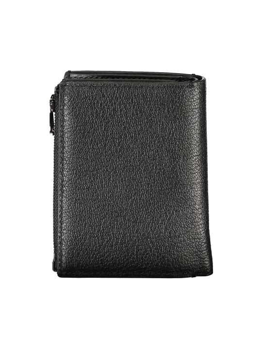 "Calvin Klein Brieftaschen im Sale | Calvin Klein Leder-Geldbörse Schwarz Minimalistisch online kaufen"|Planet-Deluxe