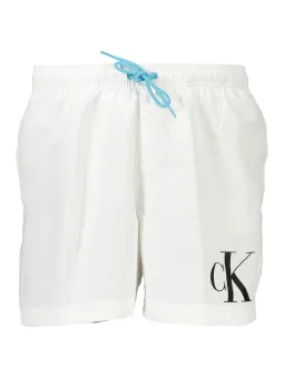 "Calvin Klein Weiße Badehose Recycelt - Sommer Must-Have"