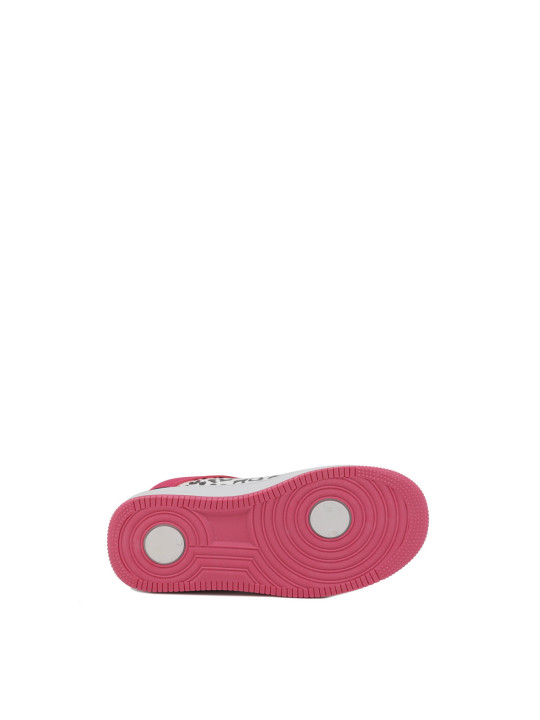 Fuchsia Rosa Sneaker mit C-Logo