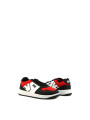 Schwarze rote Shone Sneaker modern