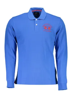 LA MARTINA Elegantes Blaues Polohemd Regular Fit