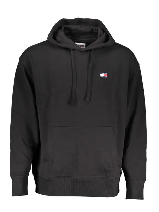 "Tommy Hilfiger Sweatshirts im Sale | Tommy Hilfiger Klassik Hoodie Schwarz online kaufen"|Planet-Deluxe