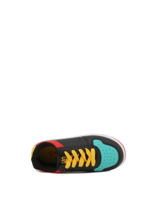 Schwarze und blaue Shone Sneakers