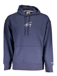 "Tommy Hilfiger Sweatshirts im Sale | Tommy Hilfiger Nachhaltiger Hoodie Blau online kaufen"|Planet-Deluxe