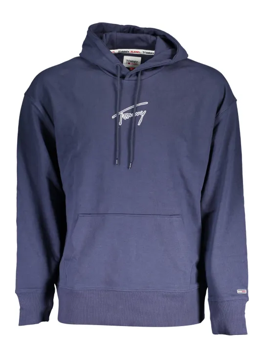 "Tommy Hilfiger Sweatshirts im Sale | Tommy Hilfiger Nachhaltiger Hoodie Blau online kaufen"|Planet-Deluxe