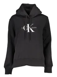 "Calvin Klein Sweatshirts im Sale | Calvin Klein Klassischer Fleece Hoodie Schwarz online kaufen"|Planet-Deluxe