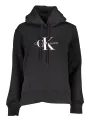 "Calvin Klein Sweatshirts im Sale | Calvin Klein Klassischer Fleece Hoodie Schwarz online kaufen"|Planet-Deluxe