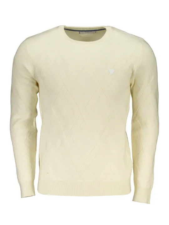 "GUESS JEANS Pullover im Sale | GUESS JEANS WEISSER HERRENPULLOVER online kaufen"|Planet-Deluxe