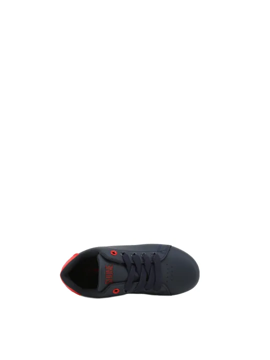 Roter und grauer Shone Sneaker