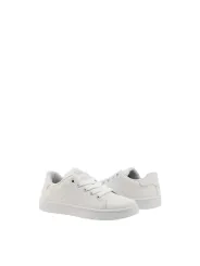 Weiße Leder Sneaker minimalistisch modern