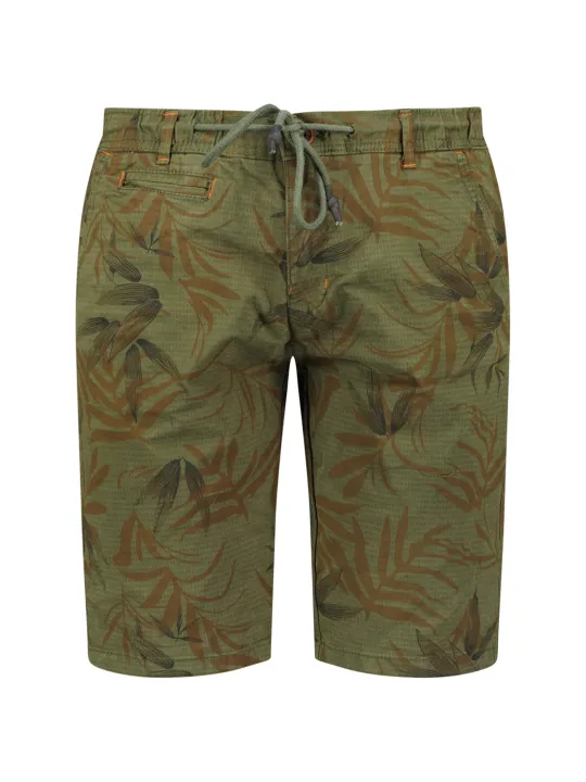 Kaki grüne Herren Freizeitshorts Sommer