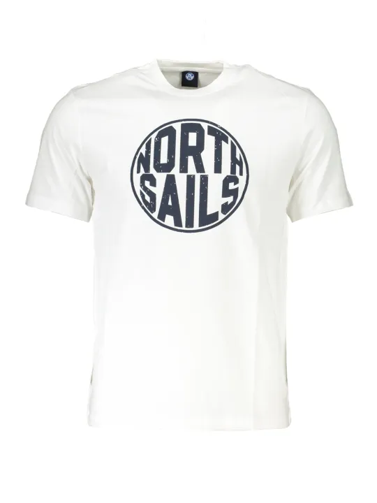 "North Sails T-Shirts im Sale | North Sails Logo T-Shirt Weiß - Maritimer Stil und Komfort online kaufen"|Planet-Deluxe