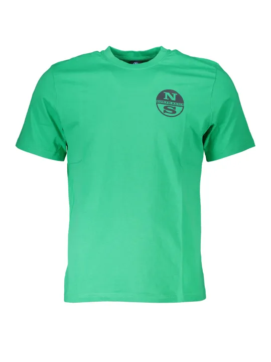 "North Sails T-Shirts im Sale | North Sails Sommergrün T-Shirt Kurzarm online kaufen"|Planet-Deluxe
