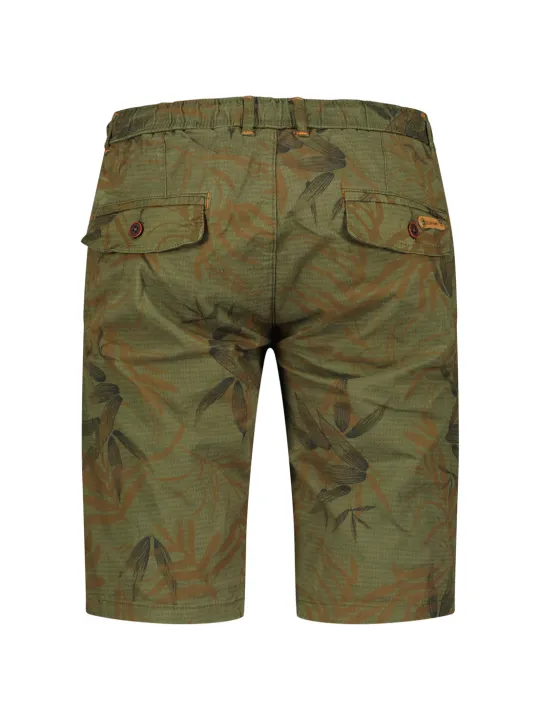 Grüne Camo-Bermudashorts Geographical Norway