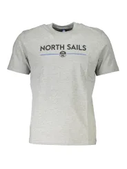 "North Sails T-Shirts im Sale | "North Sails Grau T-Shirt Kurzarm Maritim" online kaufen"|Planet-Deluxe
