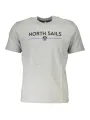 "North Sails T-Shirts im Sale | "North Sails Grau T-Shirt Kurzarm Maritim" online kaufen"|Planet-Deluxe