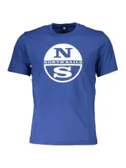 "North Sails T-Shirts im Sale | North Sails Blaues Kurzarmshirt mit Logo  online kaufen"|Planet-Deluxe