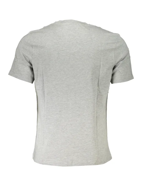 "North Sails T-Shirts im Sale | North Sails Graues Logo T-Shirt - Kurzarm, Rundhals, Baumwolle online kaufen"|Planet-Deluxe