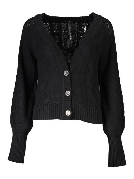 "GUESS JEANS Startseite im Sale | GUESS JEANS DAMEN-CARDIGAN SCHWARZ online kaufen"|Planet-Deluxe