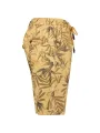 Beige Braun Cargo Shorts Rückseite