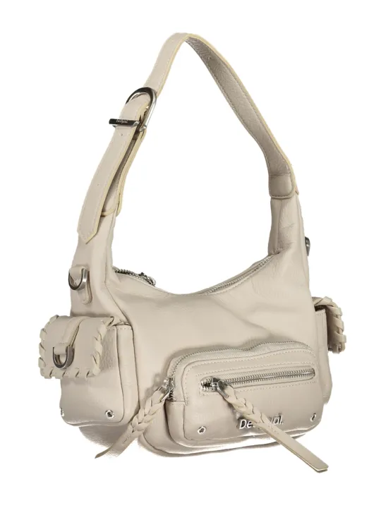 "Desigual Einzelstücke & Seltenheiten im Sale | Desigual Hobo-Handtasche Beige online kaufen"|Planet-Deluxe