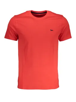 Harmont Blaine Rotes T-Shirt – Stilvoll & Kurzärmelig