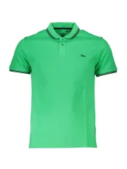 "Harmont & Blaine Poloshirts im Sale | HARMONT &amp BLAINE GRÜNES KURZÄRMELIGES POLOSHIRT FÜR HERREN online kaufen"|Planet-Deluxe