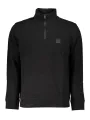 "Boss Sweatshirts im Sale | Bio-Baumwolle Sweatshirt mit Halbreißverschluss und Logo online kaufen"|Planet-Deluxe