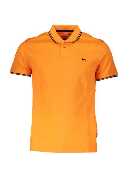 "Harmont & Blaine Startseite im Sale | HARMONT &amp BLAINE ORANGES KURZARM-POLOSHIRT FÜR HERREN online kaufen"|Planet-Deluxe