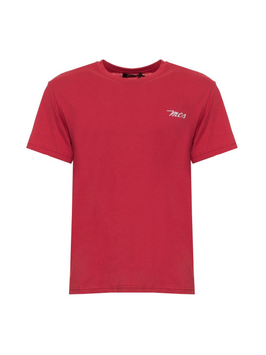 Rotes MCS T-Shirt mit Logo