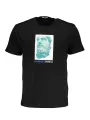 "Bikkembergs T-Shirts im Sale | Bikkembergs Schwarz Statuenprint T-Shirt online kaufen"|Planet-Deluxe
