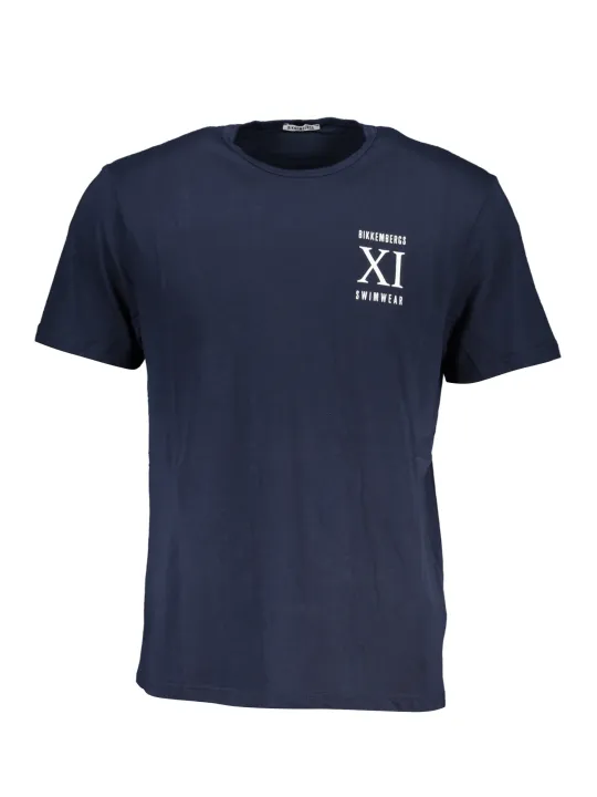 "Bikkembergs Startseite im Sale | BIKKEMBERGS HERREN-KURZÄRMELIGES T-SHIRT BLAU online kaufen"|Planet-Deluxe
