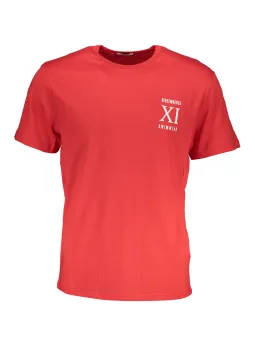 "Stylisches Rot Bikkembergs XI T-Shirt – Modern & Bequem"