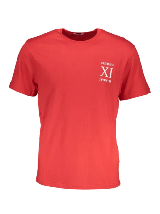 "Bikkembergs T-Shirts im Sale | Bikkembergs Rot XI T-Shirt online kaufen"|Planet-Deluxe