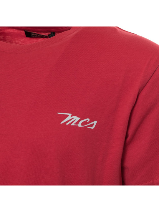 Rotes MCS T-Shirt mit Logo