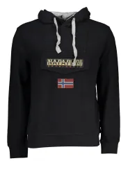 "Napapijri Sweatshirts im Sale | Napapijri Classic Kapuzen-Sweatshirt Schwarz online kaufen"|Planet-Deluxe