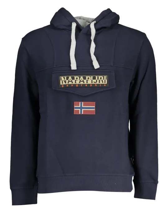 "Napapijri Sweatshirts im Sale | Napapijri Kapuzen-Sweatshirt mit Kontrastdetails online kaufen"|Planet-Deluxe