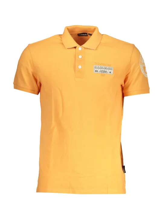 "Napapijri Poloshirts im Sale | NAPAPIJRI ORANGES KURZÄRMELIGES POLOSHIRT FÜR HERREN online kaufen"|Planet-Deluxe